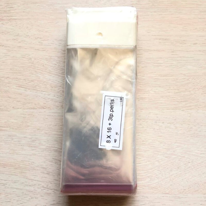 Plastik Perlize 8x16 (+3 cm lem) Isi 500 pcs