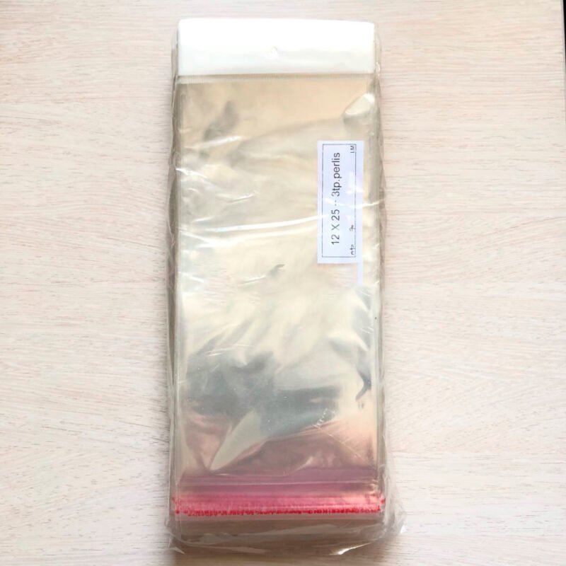 Plastik Perlize 12x25 (+3 cm lem) Isi 500 pcs