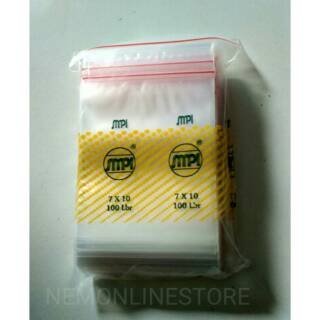 Plastik Klip merk SMPI Uk. 7x10  (Isi 100 pcs)