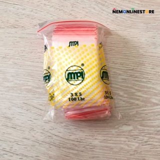 Plastik Klip merk SMPI Uk. 3x5  (Isi 100 pcs)