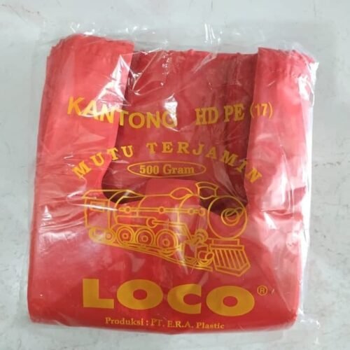 Alternative view of Kantong Plastik Loco Tebal Uk. 17- 40 (500 gr) Merah