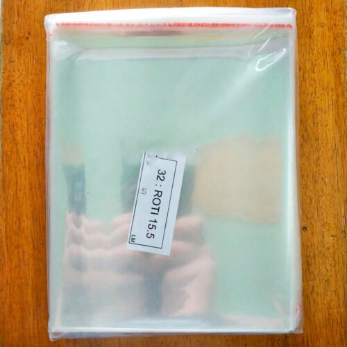 Plastik OPP Lem ROTI Uk. 15.5x18 (Isi 500 pcs)