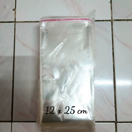 Plastik Opp Lem Berperekat Uk. 12x25 Tebal 032 (Isi 1000 pcs)