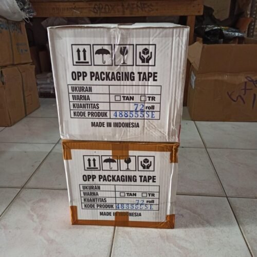 Alternative view of (1 DUS ISI 72 ROL) Lakban Luve Tape 90 Yard / Lakban Murah Ekonomis